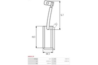 фото thumb №2, Щітка вугільна, генератор as-pl ab5011p