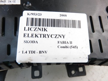 фото thumb №11, Спидометр skoda fabia ii 1.4 tdi 5j0920811c