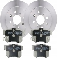 фото thumb №1, Тормозные диски + тормозные колодки задняя honda civic vii 2000-05 260mm