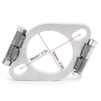 фото thumb №16, Фланець труби випускної 2.5in 63mm сталевий