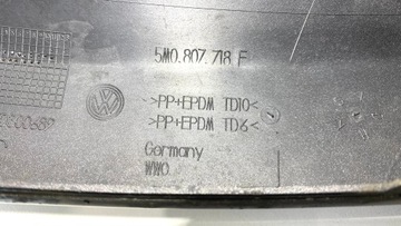 фото thumb №8, Планка бампера передней vw golf v plus 5m0807718f правая