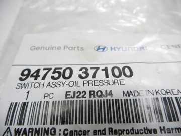 фото thumb №6, Перемикач тиск масла hyundai i30 i40 оригінальний номер 94750 37100
