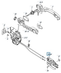 фото thumb №10, Suzuki sx4 s-cross 18r lift 1.4t ручка внутренняя правая перед задняя