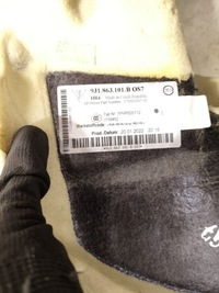 фото thumb №9, Porsche taycan 9j1 2022 килимок внутрішній 9j1863101b