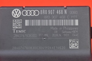 фото thumb №7, Блок керування модуль шлюз 8r0907468n audi q5 8r 2.0 tdi 177 km 12-17