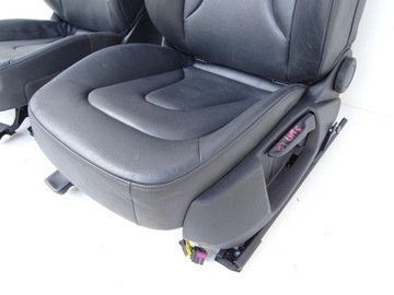 фото thumb №14, Сидіння сидіння диван комплект шкіра чорні audi a4 b8 sedan 07-15r