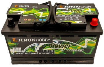 JENOX HOBBY 100AH ​​12V АККУМУЛЯТОРНЫЕ ЛОДКИ ЯХТЫ
