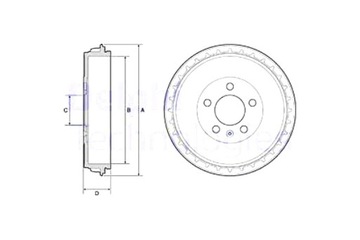 фото thumb №2, Барабани гальмівні 2szt. зад audi a1 a1 city carver seat arona ibiza v