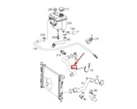 фото thumb №9, Верхній wąż радіатора mercedes benz clk 63 amg w209 оригінальний