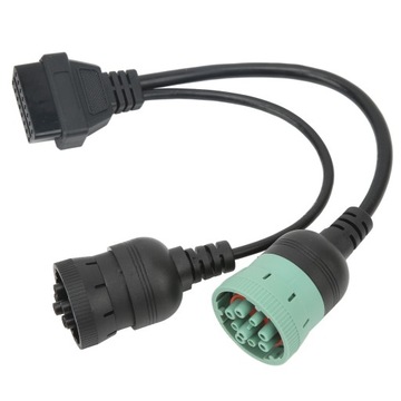 Кабель-адаптер OBD2 6-контактный J1708 9-контактный J1939 16,9 см