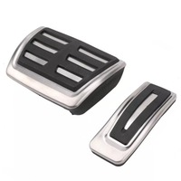 фото thumb №6, Накладки na педали audi a4 b9 автоматическая коробка передач подножка