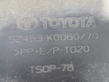 фото thumb №13, Накладка спойлер спойлер бампера yaris iv 4 20- 52453-k0060