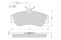 фото thumb №1, Гальмівні колодки гальмівні citroen berlingo xsara peugeot 306 partner kpl