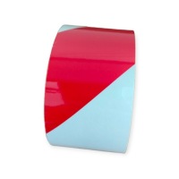 фото thumb №9, Лента отражающая гладкая ступени отражатель 5m стойки гараж порог biało czerwona