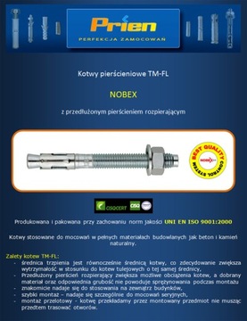 Стальной анкер / Экспресс-якоря / 8x130 NOBEX