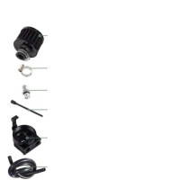 Бак расширительный масла 300ml с фильтром, сепаратор масла к автомобиля 11/13/15mm - чёрный Цена, фото thumb