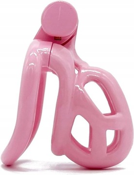 MAŁY RÓŻOWY PAS CNOTY CHASTITY 4 RINGI COBRA