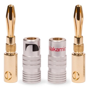 NAKAMICHI Kabel głośnikowy OFC 2x1,5mm banany 4,5m