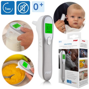 Электронный медицинский инфракрасный термометр 3в1 1сек Color EarTemp REER
