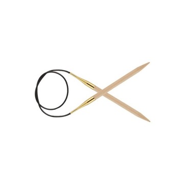 Druty z żyłką KnitPro Basix Beech 4,5 mm/60 cm