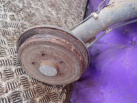 Vw fox 1,2 bmd oś задня балка задній гальмівні барабани abs в Україні, фото thumb