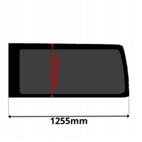 Купить Стекло боковое  левая бок задняя vw transporter t6 long 0158, фото thumb