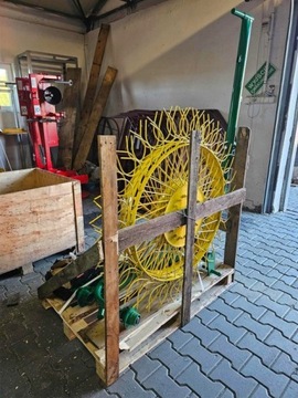 PRZETRZĄSACZO - ZGRABIARKA 2 GWIAZDOWA SIANA SŁONECZKO POLSKA - KARUZELOWA