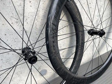 Koła SZOSOWE / gravel carbon PRO-WAY Titanium Marble 50mm Ratchet 36T 1395g