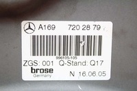 фото thumb №5, Подъемник стекла правые перед a1697202879 a1698206826 mercedes b-klasa w245