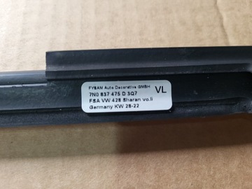 фото thumb №7, Vw sharan 7n alhambra планка zbierająca вода перед