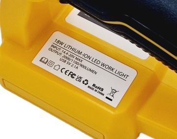 ЛАМПА ДЛЯ DEWALT 18V ГАЛОГЕННАЯ РАБОЧАЯ ЛАМПА-ФОНАРИК