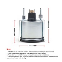 фото thumb №7, Указатель температуры wody с датчиком указатель дисковый 52 mm