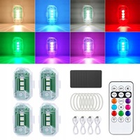 фото thumb №13, 4x лампа попереджувальна flara kogut stroboskop 8 колір led na акумулятор