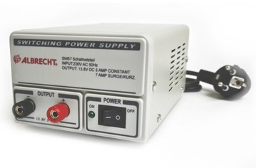 БЛОК ПИТАНИЯ CB RADIO ALBRECHT SW-57 13,8В 5-7А