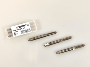НАБОР МЕТРИЧЕСКОЙ РУЧНОЙ РЕЗЬБЫ WURTH M12 шт.