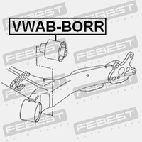 фото thumb №10, Febest vwab-borr підвіска, стабілізатор