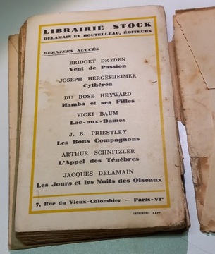 Pearl Buck - Vent d'Est, Vent d'Ouest 1932