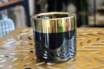 OSŁONKA CERAMICZNA CZARNO-ZŁOTA