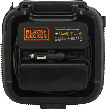 Black & Decker, Компрессор-компрессор, питание через разъем 12В, 11 Бар