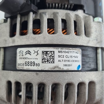 фото thumb №9, Генератор corsa f grandland x 1.2 thp 9835688980