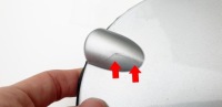 фото thumb №7, Opel meriva a крышка накладка заливка топлива серебряная z157