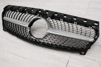 фото thumb №7, Mercedes cla c117 2016-2018 решётка радиатора diamond серебристый