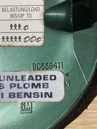 Крышка заливной топлива opel astra g opel zafira a - 90559413 / 90559411 Оригинал, фото thumb