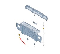 фото thumb №5, Skoda enyaq iv rear cross балка правый retaining plate 5lg807126