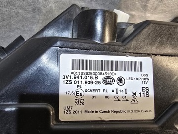 фото thumb №15, Skoda superb iii 3v1 ксенон led левый правые поворотный фара лампа