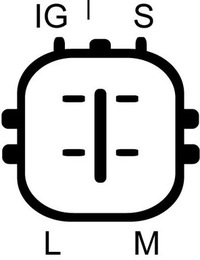 фото thumb №8, Генератор toyota hiace hilux land cruiser | дизель 27060-0l020 ja1796