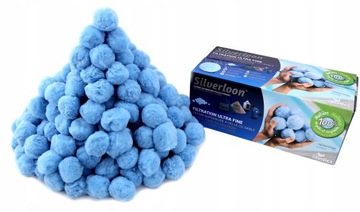 Фильтрующие шарики Silverloon 700 г с ионами серебра = бассейн с песочным насосом 25 кг