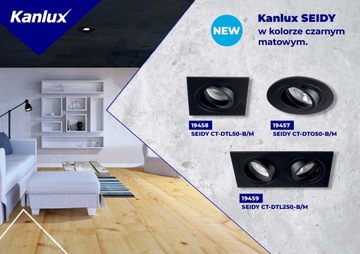 Потолочный точечный светильник Kanlux SEIDY CT-DTL50-B/M