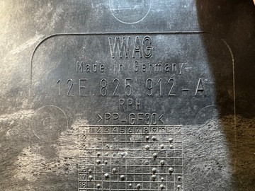 фото thumb №9, Vw e-up 12e плита захист pod бампер перед 12e825912a електрик 2013-