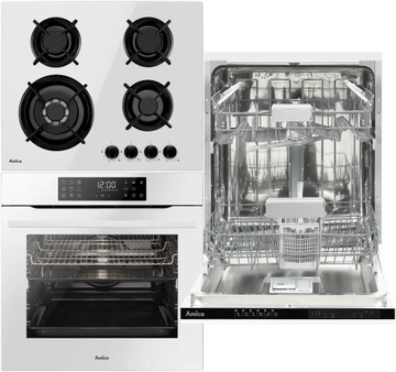 Zestaw AGD AMICA ED97632WA STEAM + DIV62E6a STUDIO + PG6411SRW Biały